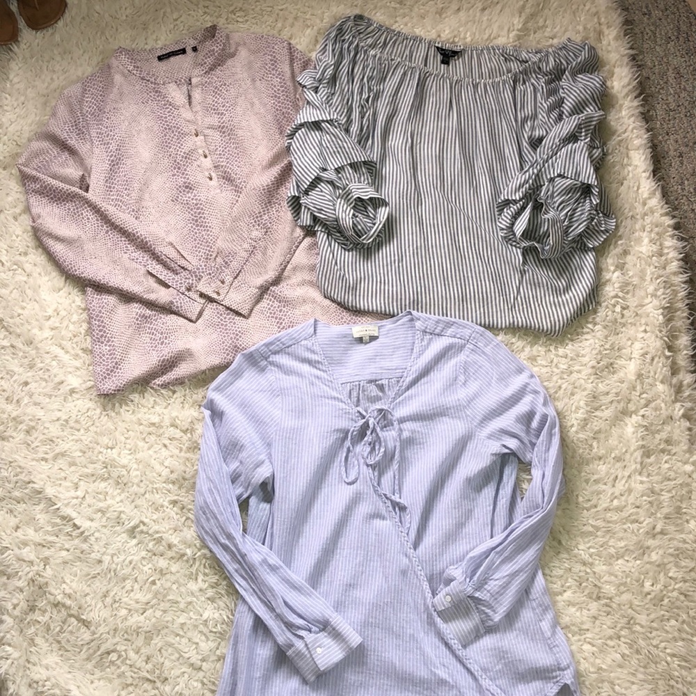 Women’s Size Large Fall Blouse Bundle/Workwear